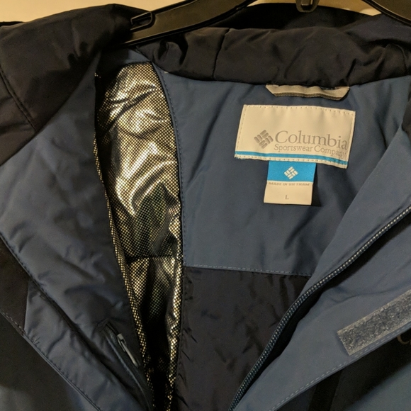Columbia Tipton peak insulated hooded jacket large - Picture 4 of 6